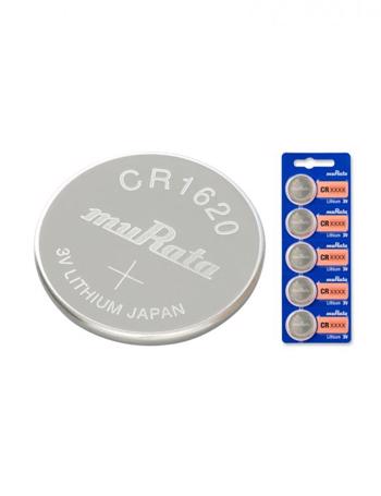 248408, MURATA Lithium CR1620 Batterier - 1 stk