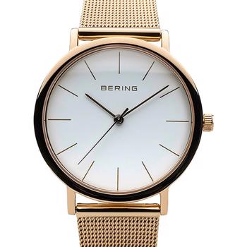 Bering Classic Forgyldt stål Quartz dame ur, model 13426-334