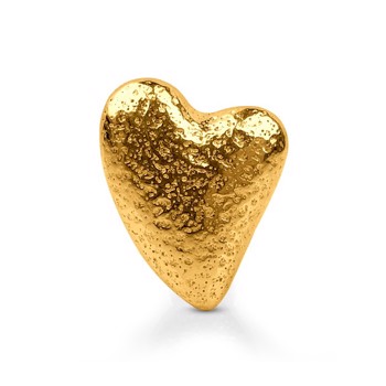 Forgyldt sølv armbånds hjerte lås, From Soldier To Soldier den nye udskiftelige