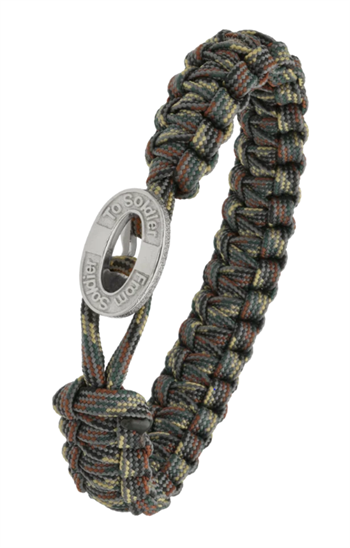 Camouflage From Soldier to Soldier armbånd – råt design med Soldier Oxideret lås