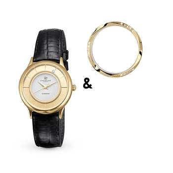 Christina Collection New Collect forgyldt dame ur - med gratis ørestikker