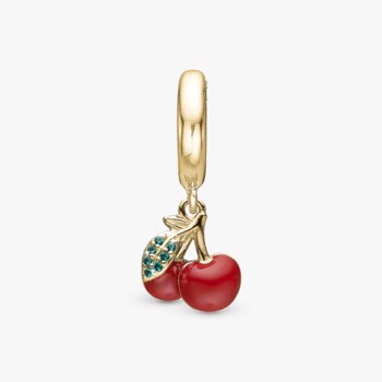 Christina Collect Happy Cherries charm til 6 mm læderarmbånd, model 610-G129
