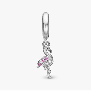 Christina Collect Flamingo charm til 6 mm læderarmbånd, model 610-S121