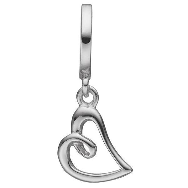 Image of Christina Collect Sweet Love tråd hjerte charm til læderarmbånd, model 610-S24