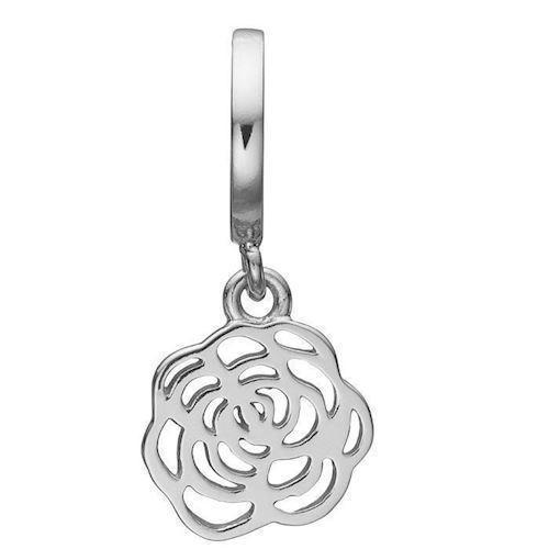 Image of Christina Collect Rose rose hænge charm til læderarmbånd, model 610-S26