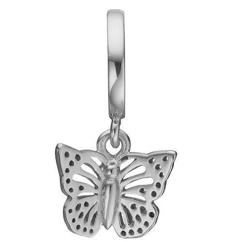 Image of Christina Collect Butterfly in the sky sommerfugle hænge charm til læderarmbånd, model 610-S32