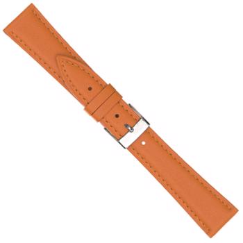 Urrem i orange glat Drake skind føres i 12-22mm