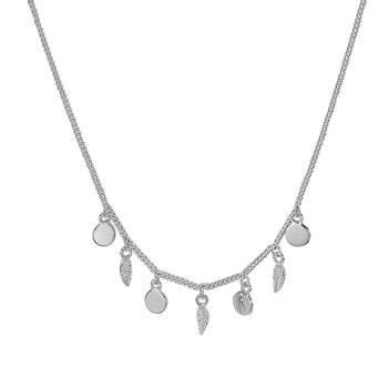 DANGLING FEATHERS halskæde sterling sølv  fra Christina Jewelry