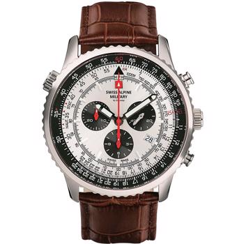Swiss Alpine Military Military Chrono Stål quartz herre ur, model 70789532