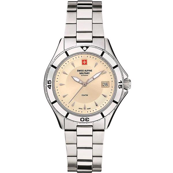 Swiss Alpine Military Ladies Stål quartz dame ur, model 77401138