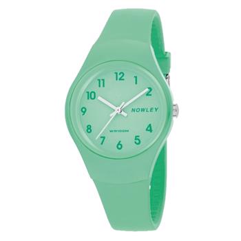Grøn gummi Quartz pige ur, model 8-6311-0-7