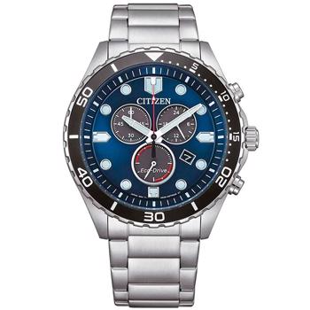 Citizen Eco-Drive Chronograph Stål ECO Drive Quartz Herre ur, model AT2560-84L