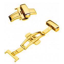 Rios 1931 Swiss  forgyldt stål butterfly spænde, 12 - 22 mm