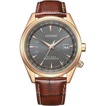 Citizen Radiocontrolled Forgyldt stål ECO Drive Quartz Herre ur, model CB0273-11