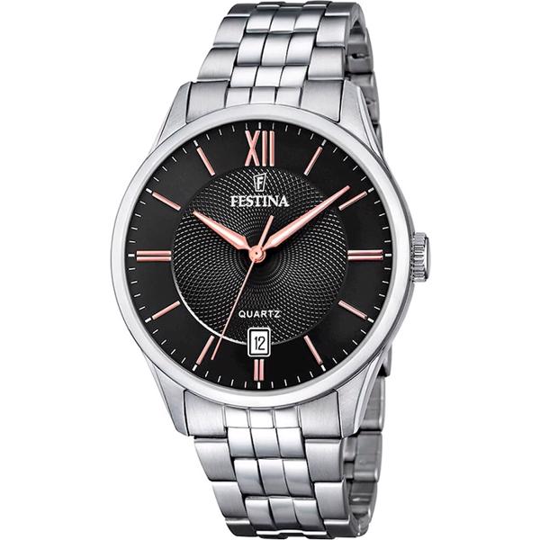 Festina Classic Stål quartz herre ur, model F20425/6