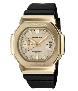 Casio G-Shock G-STEEL GMC-2500G herreur i guldfarvet resin og stål