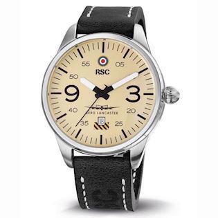 RSC Pilot Watches Avro Lancaster Pilot Watch mat rustfri stål Ronda quartz herre ur, model RSC1502