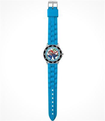 Disney Mario børneur med blå silikonerem