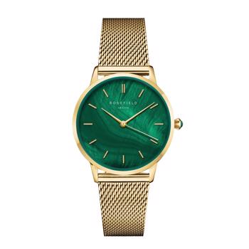 Rosefield Octagon Forgyldt stål Miyota dame ur, model PEGMG-R10