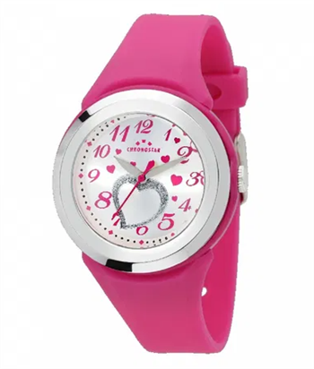 Chronostar Teenager Pink Quartz Pige ur