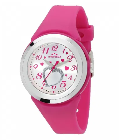 Chronostar Teenager Pink Quartz Pige ur