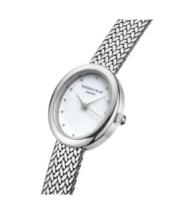 Rosefield Mini Oval Dame ur, model MWSMS-M05