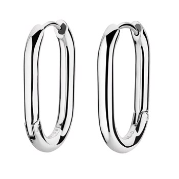 Rosefield lille Oval hoops øreringe JEOSS-J570