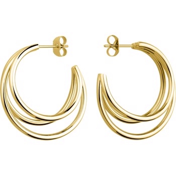Rosefield Triple hoops øreringe JETHG-J573