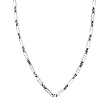 Halskæde i sølv belagt rustfrit stål fra Rosefield