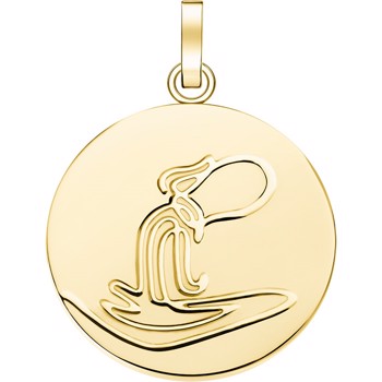 Rosefield Stjernetegn Coin Aquarius PE-Guld-Aquarius