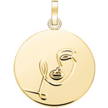 Rosefield Stjernetegn Coin Virgo PE-Guld-Virgo