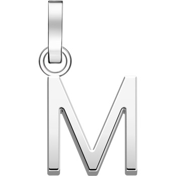 Rosefield bogstav M PE-Sølv-1M