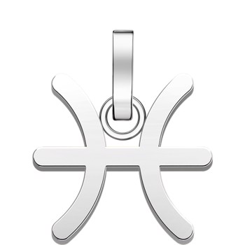Rosefield Stjernetegn Pisces PE-Sølv-Pisces-S