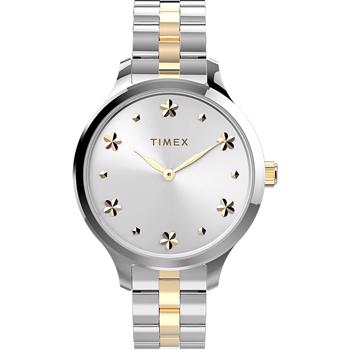 Timex Peyton Forgyldt stål og stål Quartz dame ur, model TW2V23500