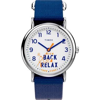 Timex Weekender Stål Quartz dame ur, model TW2V41900