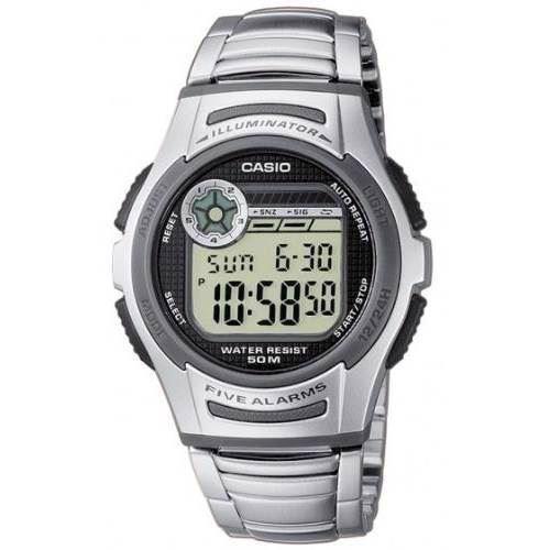 Image of W-213D-1AVES, Casio Collection stål unisex ur