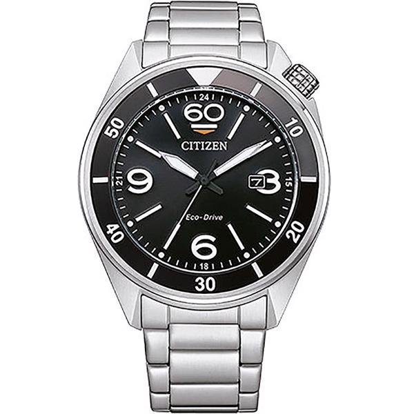 Citizen Aviator Marine Stål Eco drive  Herre ur, model AW1710-80E