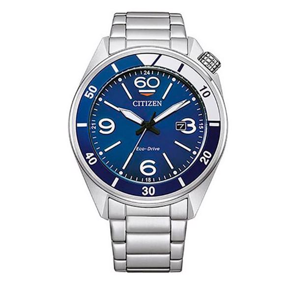 Citizen Aviator Marine Stål Eco-Drive Quartz Herre ur, model AW1711-87L