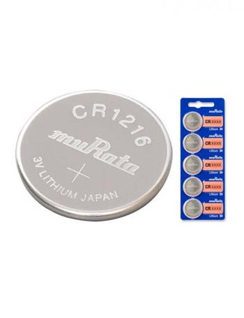 248405, MURATA Lithium CR1216 Batterier - 1 stk