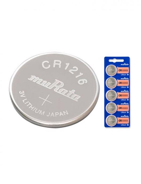 248405, MURATA Lithium CR1216 Batterier - 1 stk