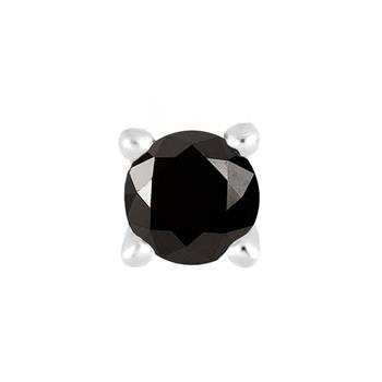 SON stål ørestik 3mm sort cz 1 stk., fra Son of Noa