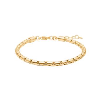 SON armbånd stål IP gold, fra Son of Noa