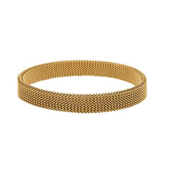 SON armbånd stål IP gold 19cm, fra Son of Noa