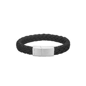 SON armbånd sort kalveskind 19cm, fra Son of Noa