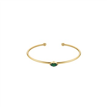Rosefield Marquise Emerald Bangle JBEMG-J1242, fra Rosefield