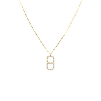 Rosefield Fine Octagon Necklace JNOCG-J1183, fra Rosefield