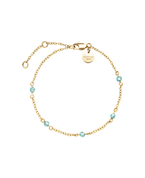 Rosefield Blue 5 Stone Bracelet JBBSG-J814, fra Rosefield