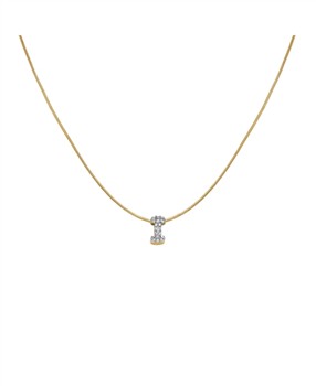 Rosefield Pave Letter I Necklace JNMIG-J1081, fra Rosefield