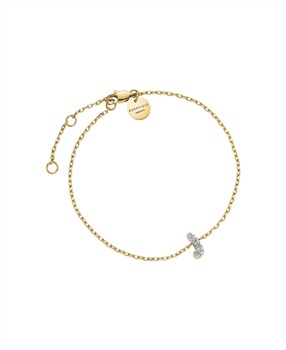 Rosefield Pave Letter J Bracelet JBMJG-J1110, fra Rosefield