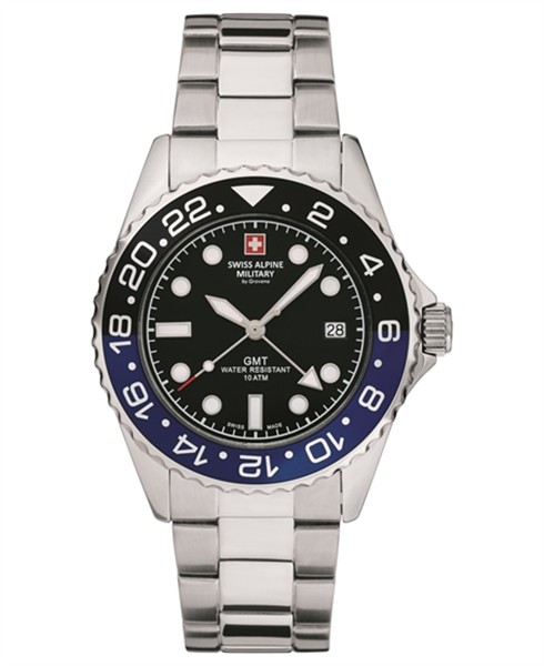 Swiss Alpine Military Master Diver GMT 7052.1132SAM, fra Swiss Alpine Military